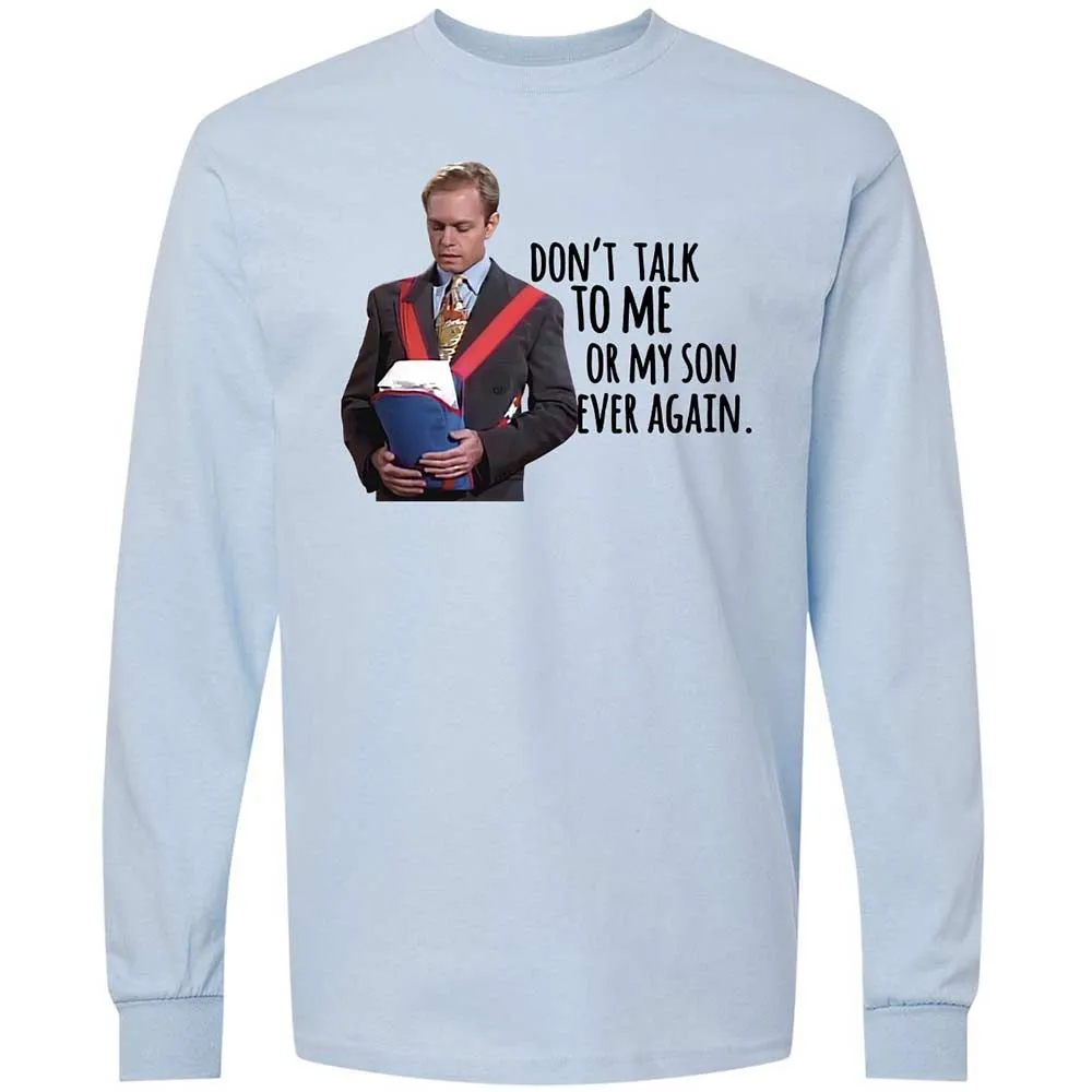 Long Sleeve T-Shirt - PS4MBY4V - Light Blue - 4