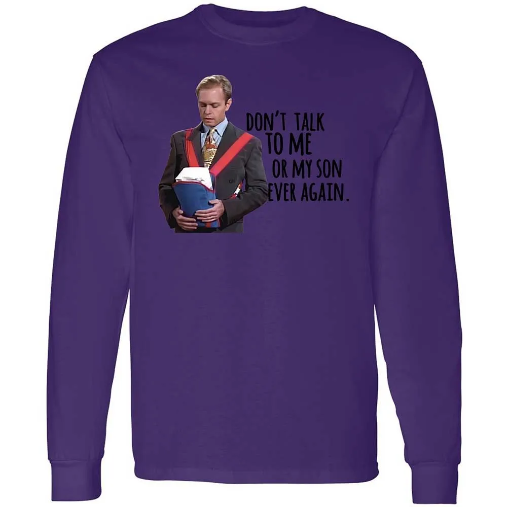 Long Sleeve T-Shirt - PS4MBY4V - Purple - 9