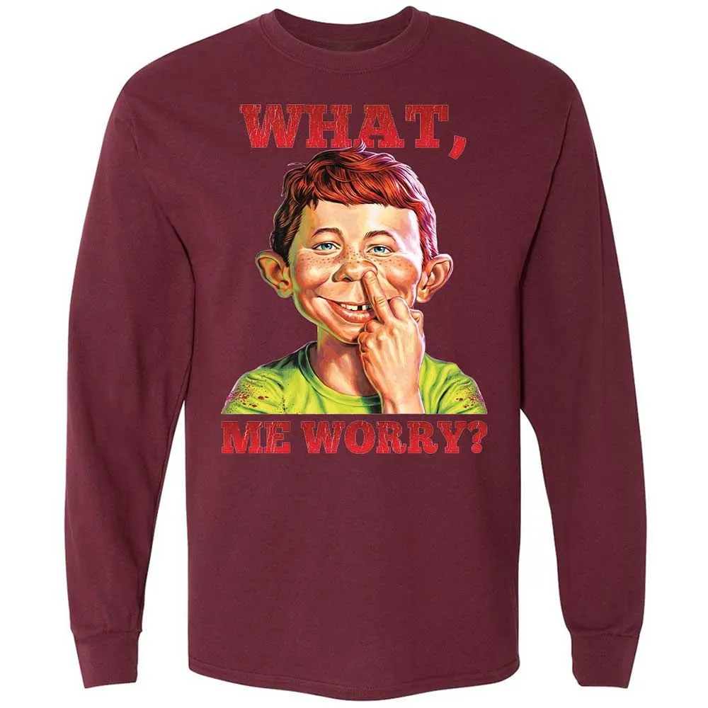 What, me worry - Maroon - 16