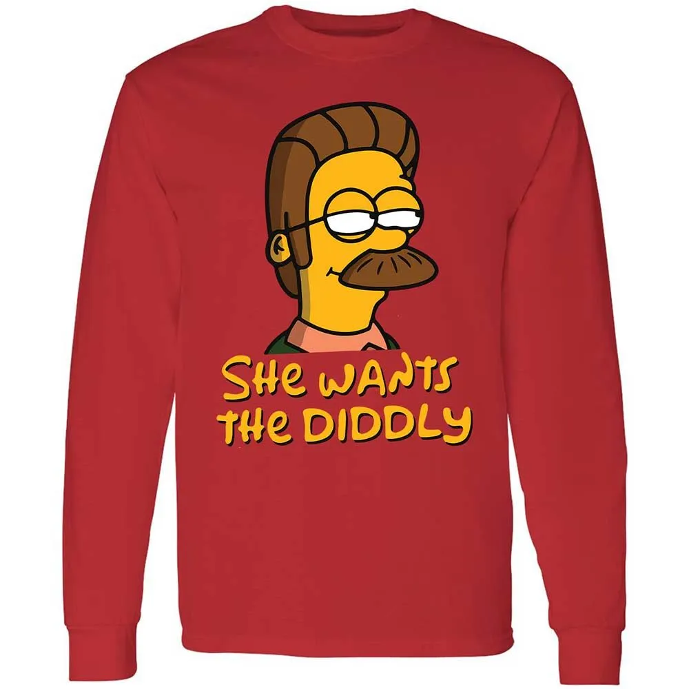 She Wants The Diddly - Red - 8