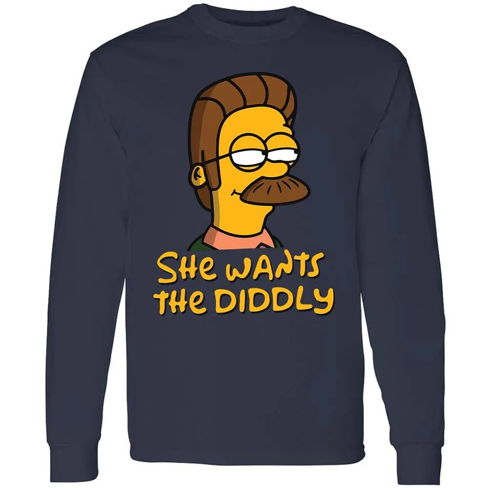 She Wants The Diddly - Navy - 13