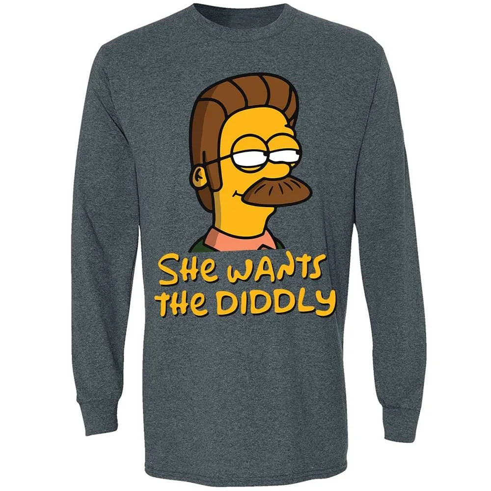 She Wants The Diddly - Dark Heather - 15
