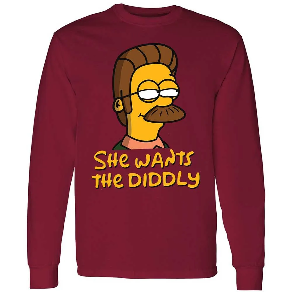 She Wants The Diddly - Cardinal Red - 17