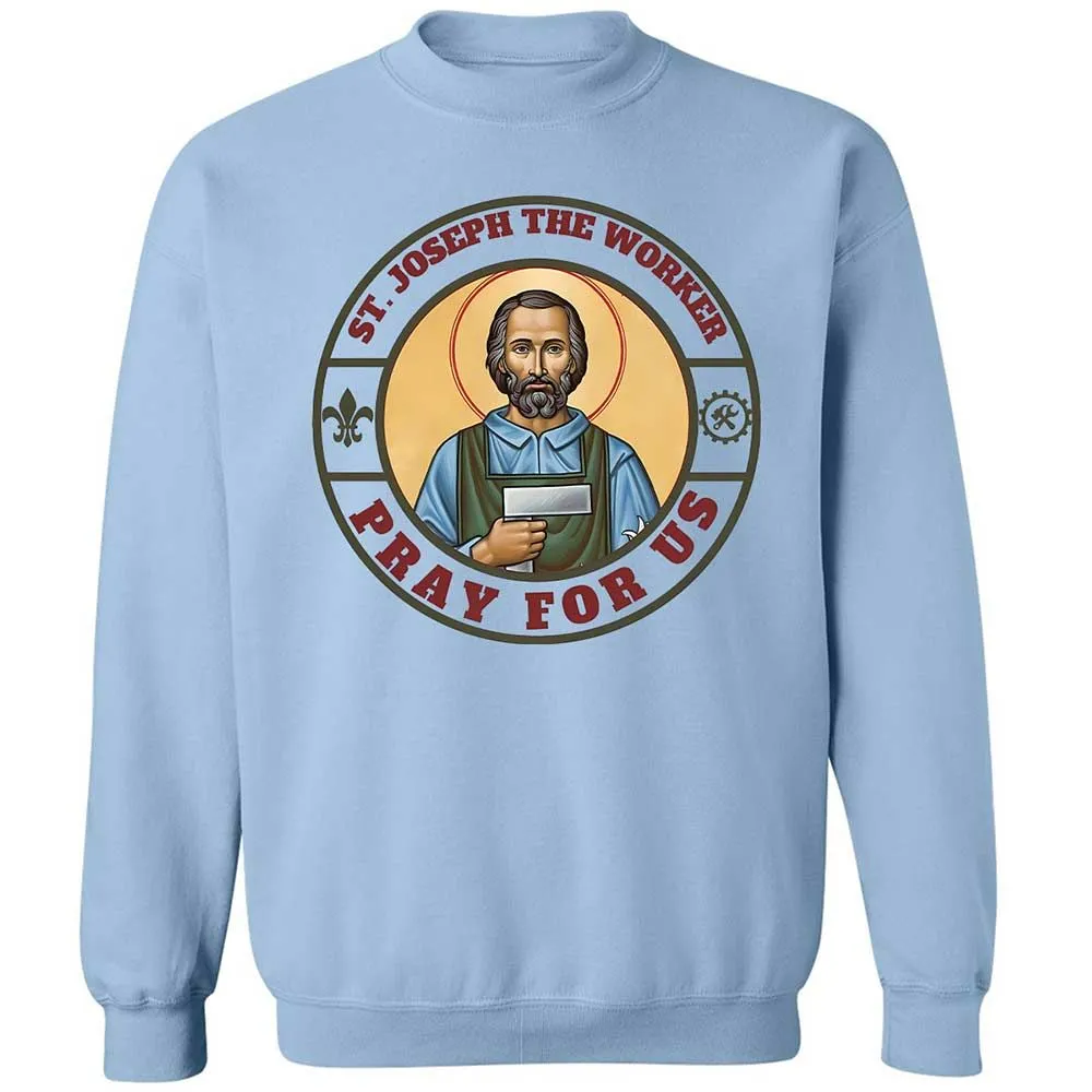 Pray for Us - Light Blue - 4