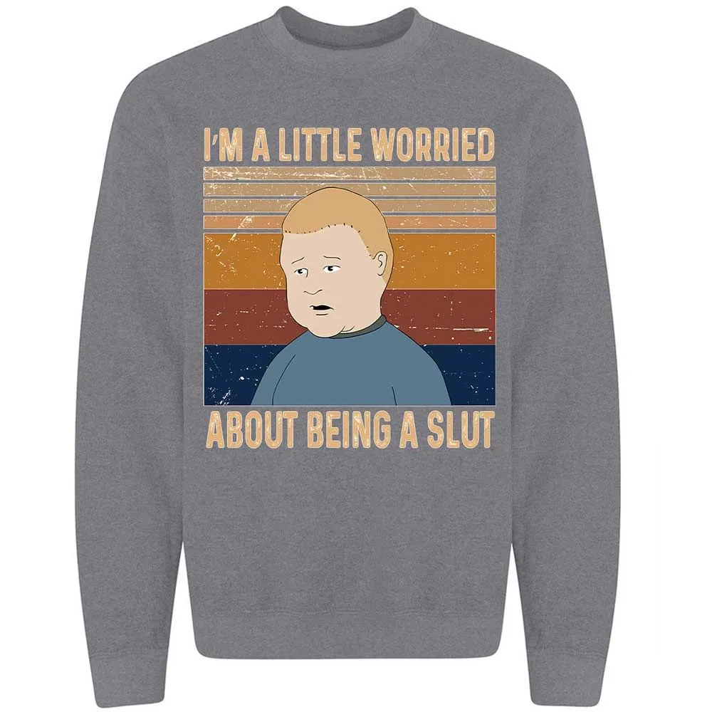 I'm a Little Worried About Being a Slut - Graphite Heather - 19