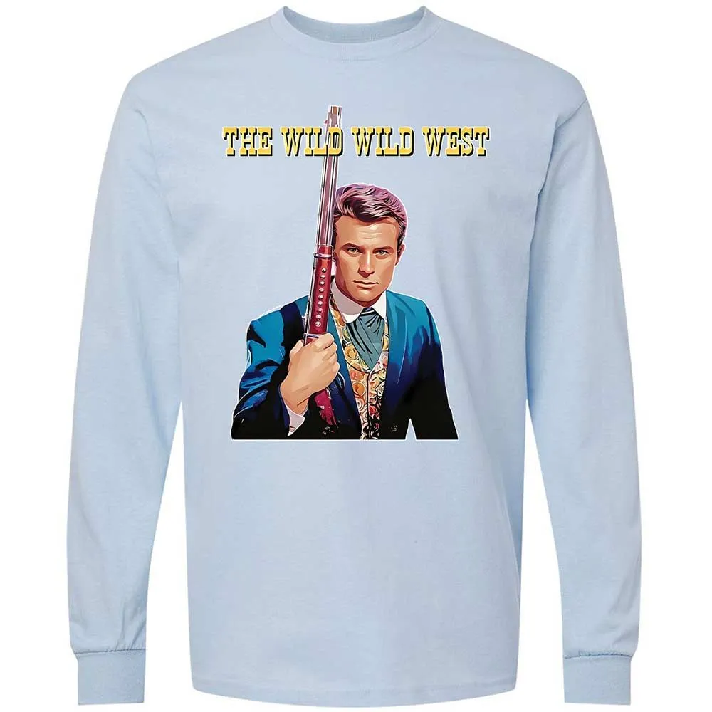 Long Sleeve T-Shirt - V51RYUA6 - Light Blue - 4