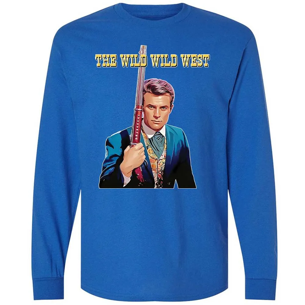 Long Sleeve T-Shirt - V51RYUA6 - Royal - 7