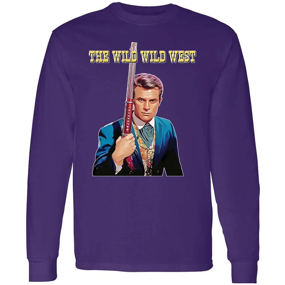 Long Sleeve T-Shirt - V51RYUA6 - Purple - 9
