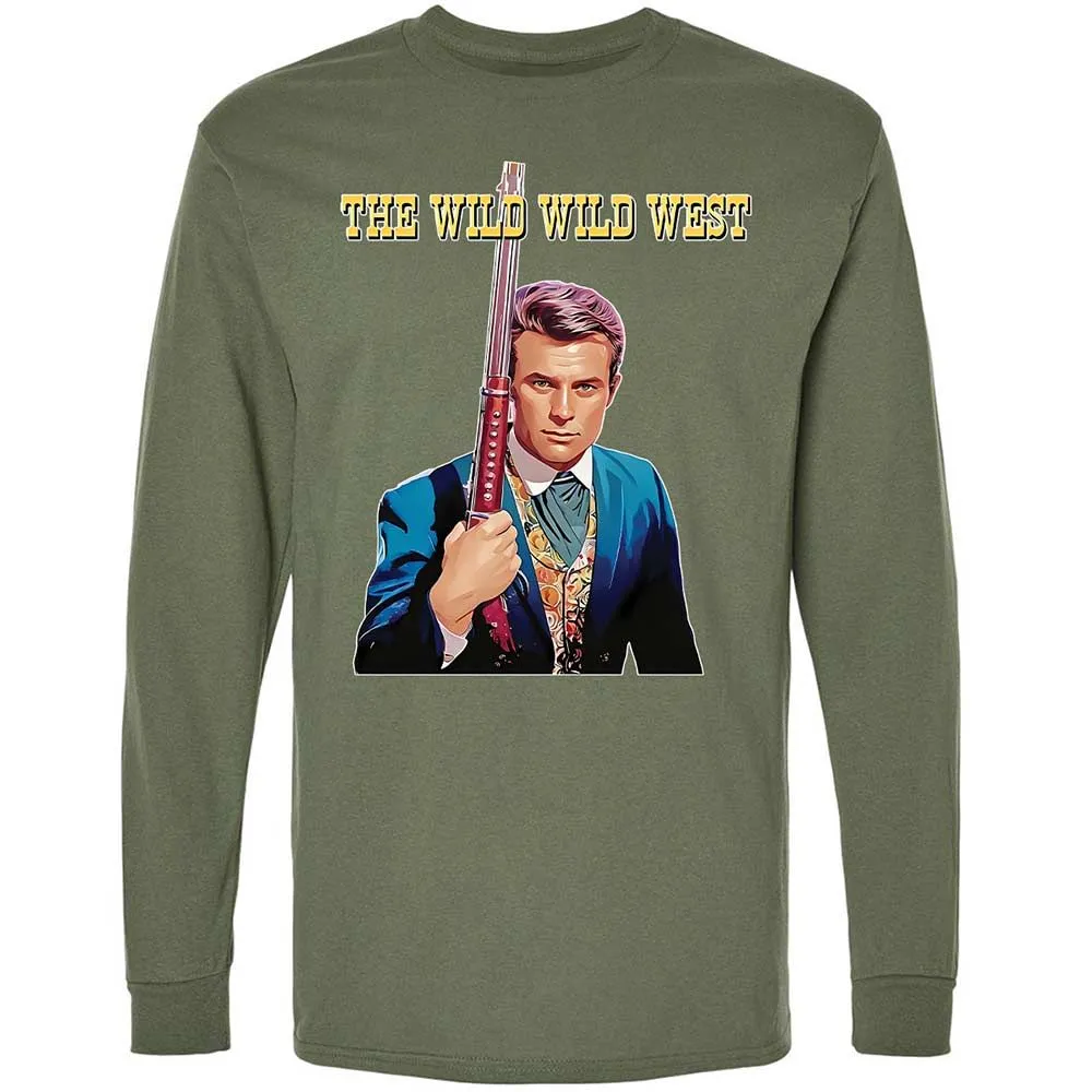 Long Sleeve T-Shirt - V51RYUA6 - Military Green - 19