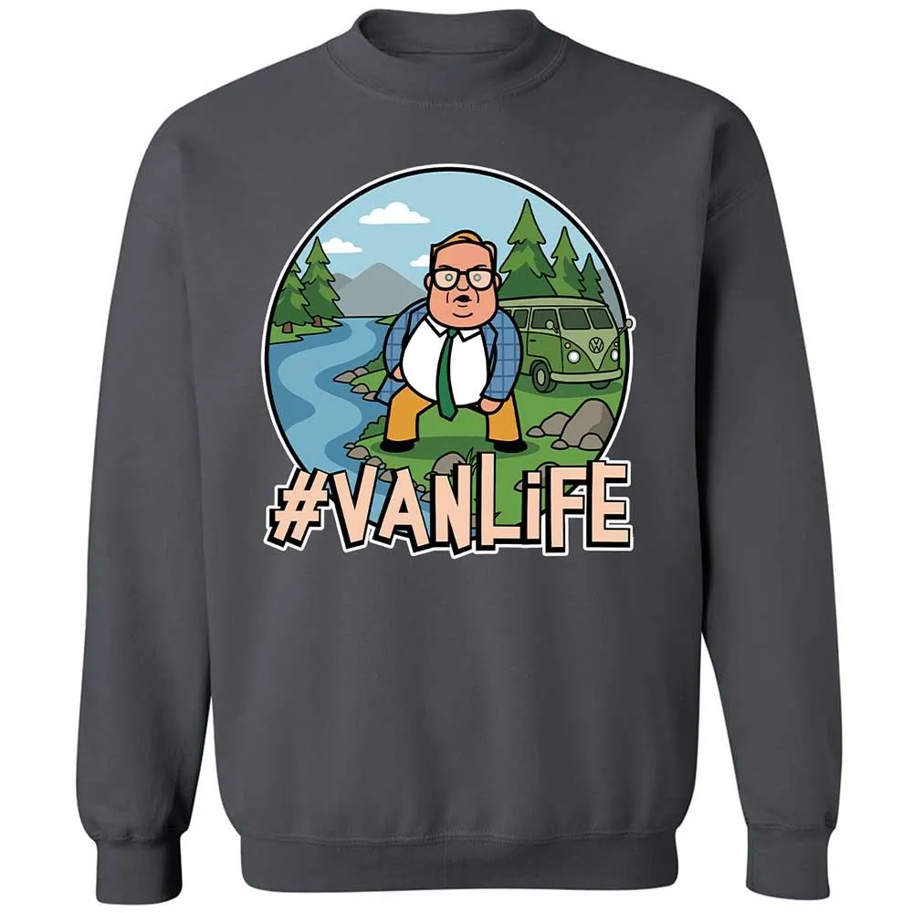 Vanlife living in a van down by the river - Charcoal - 6