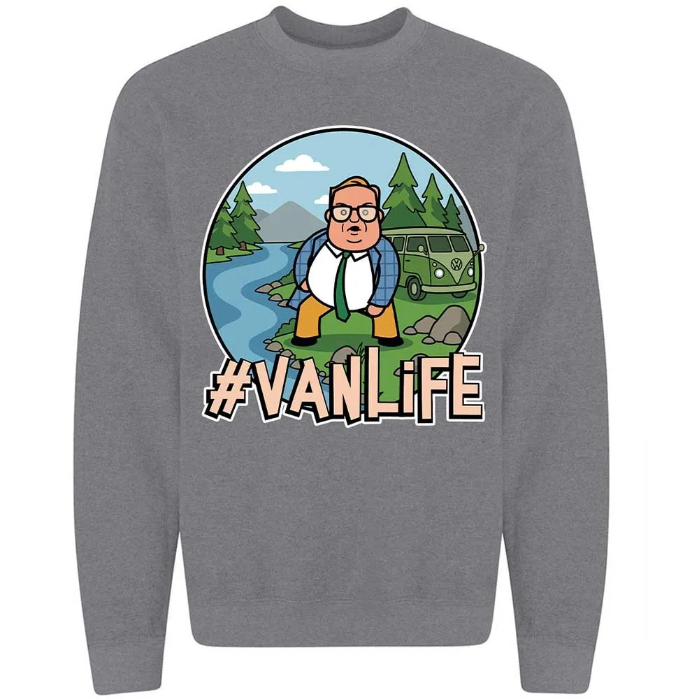 Vanlife living in a van down by the river - Graphite Heather - 7