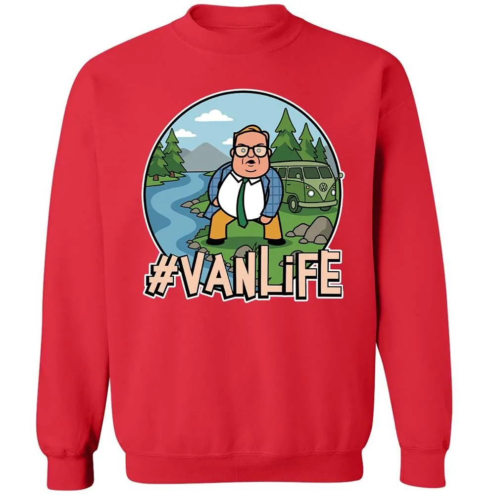 Vanlife living in a van down by the river - Red - 10
