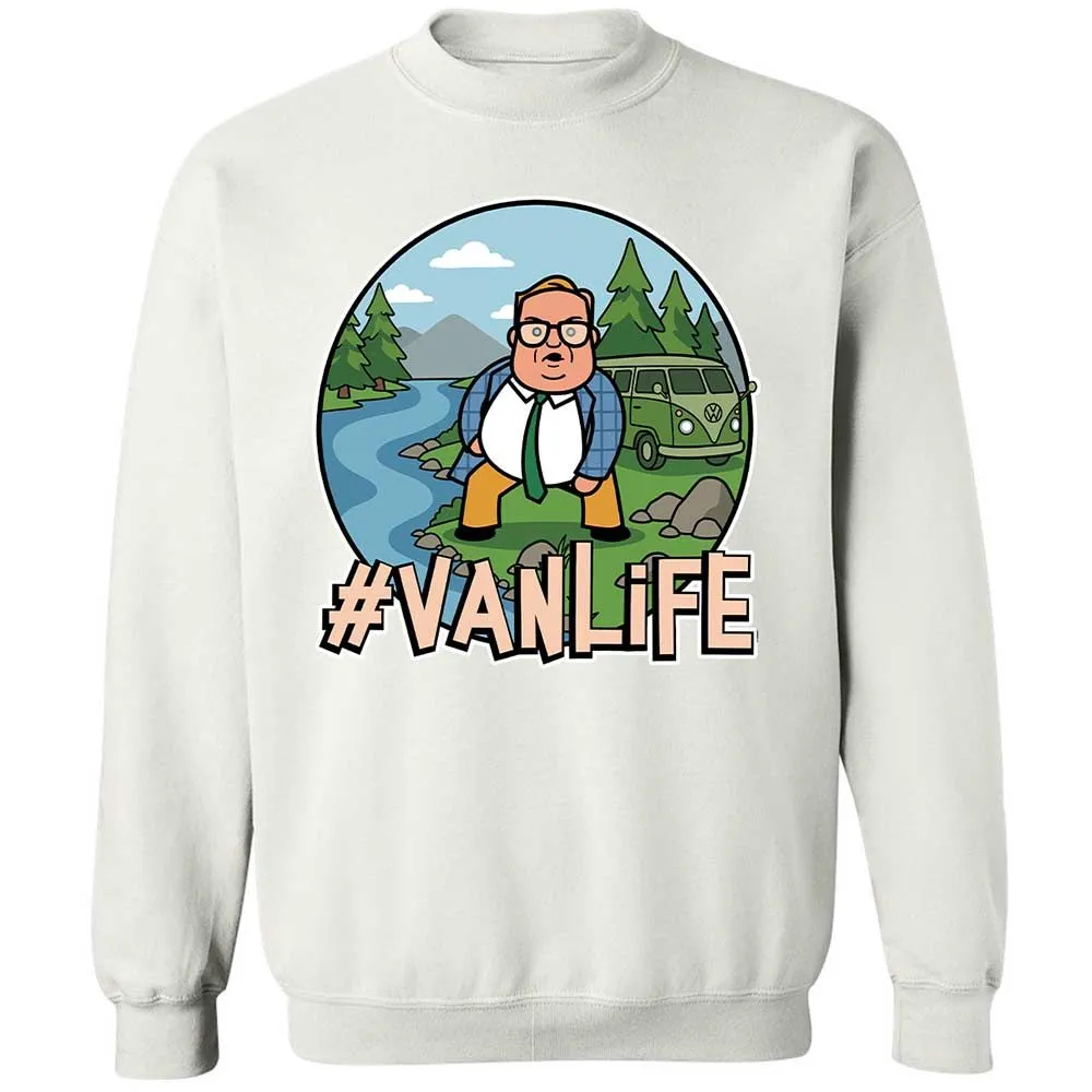Vanlife living in a van down by the river - White - 18