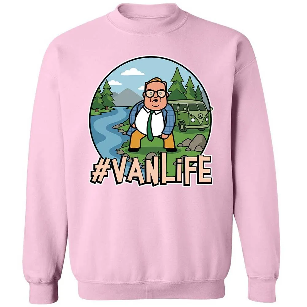Vanlife living in a van down by the river - Light Pink - 19