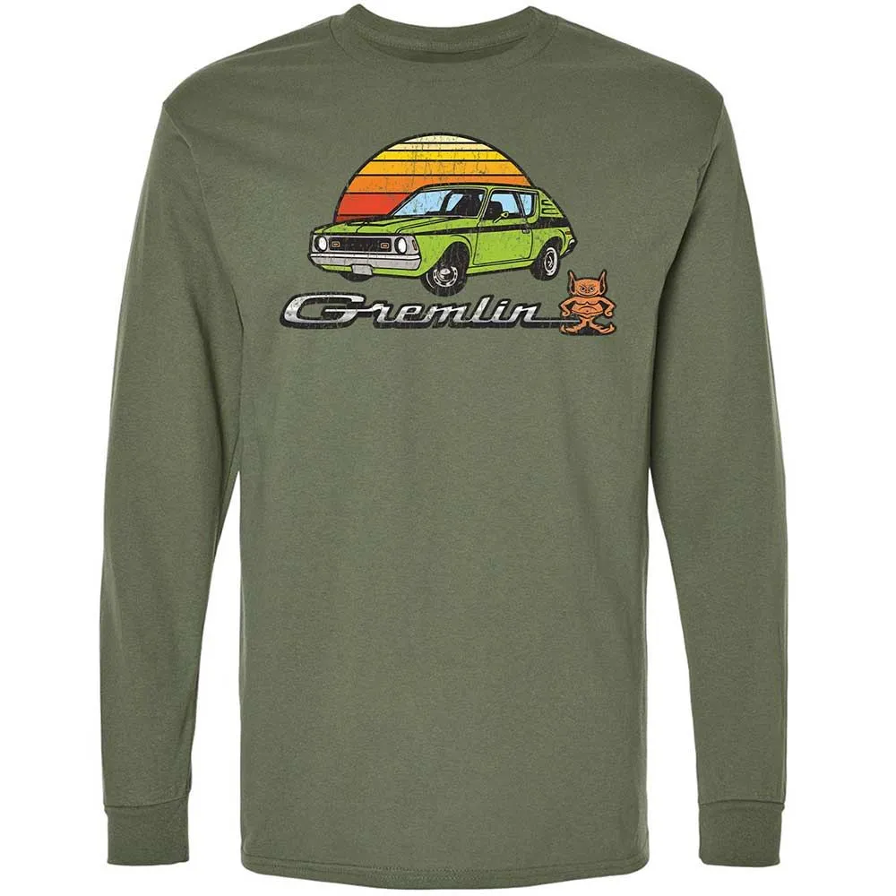Long Sleeve T-Shirt - Q1XDH74G - Military Green - 19