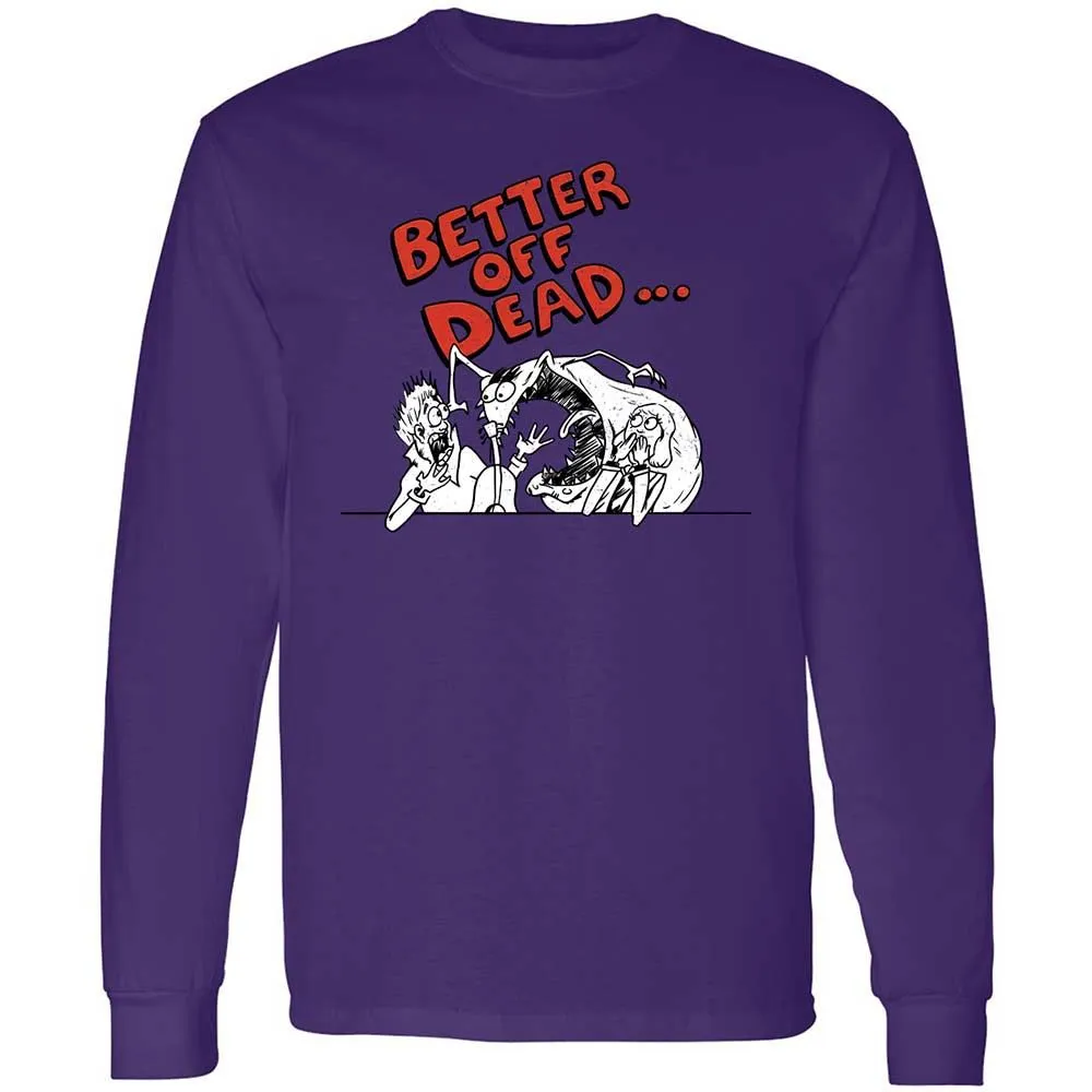 Long Sleeve T-Shirt - PBA7TKM7 - Purple - 9