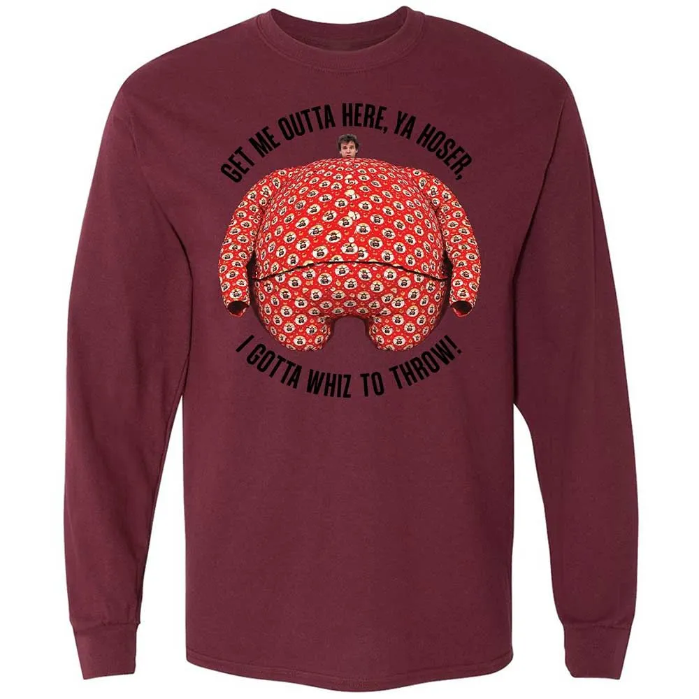 Long Sleeve T-Shirt - 4UG8QQ4Q - Maroon - 16