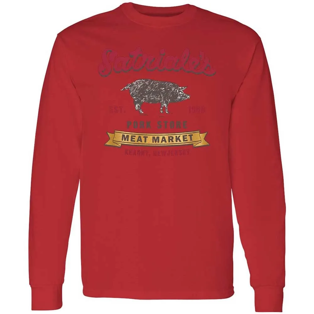 Long Sleeve T-Shirt - 3XE8BPBQ - Red - 8