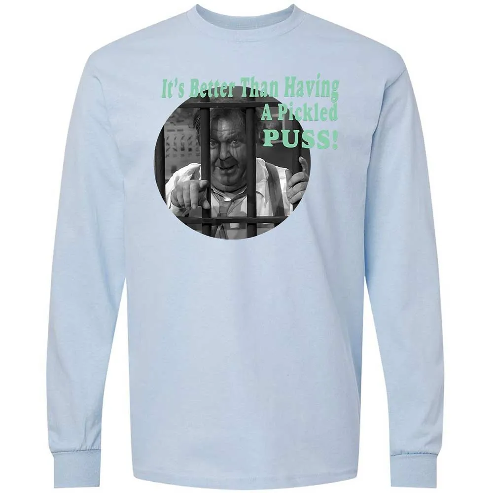 Long Sleeve T-Shirt - TAH84Y8T - Light Blue - 4
