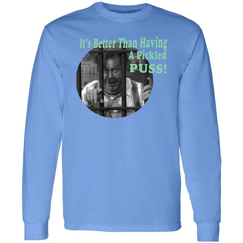 Long Sleeve T-Shirt - TAH84Y8T - Carolina Blue - 5