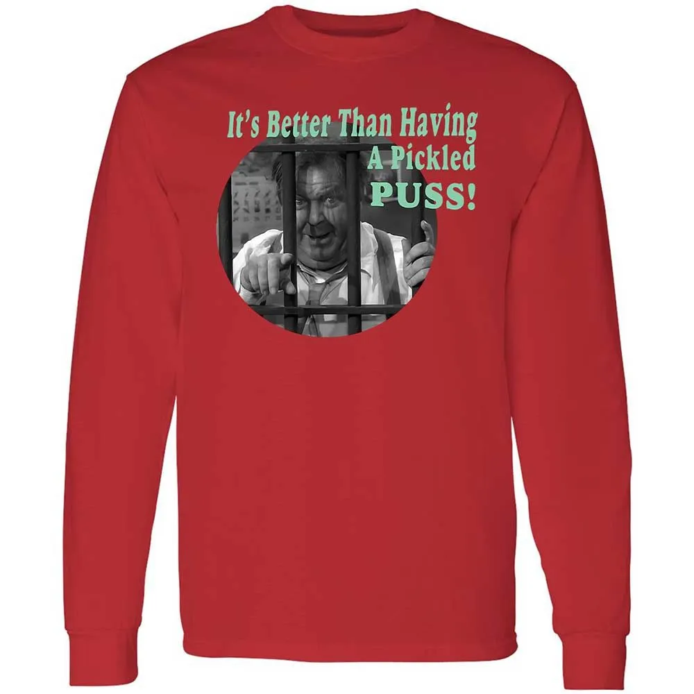 Long Sleeve T-Shirt - TAH84Y8T - Red - 8