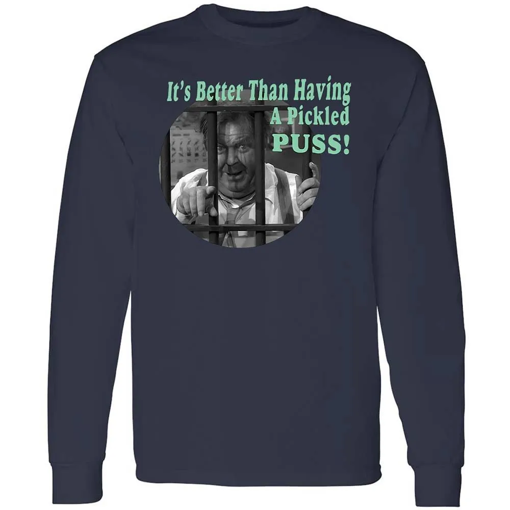 Long Sleeve T-Shirt - TAH84Y8T - Navy - 13