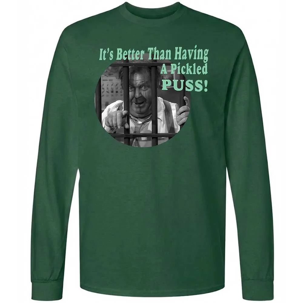 Long Sleeve T-Shirt - TAH84Y8T - Forest Green - 14