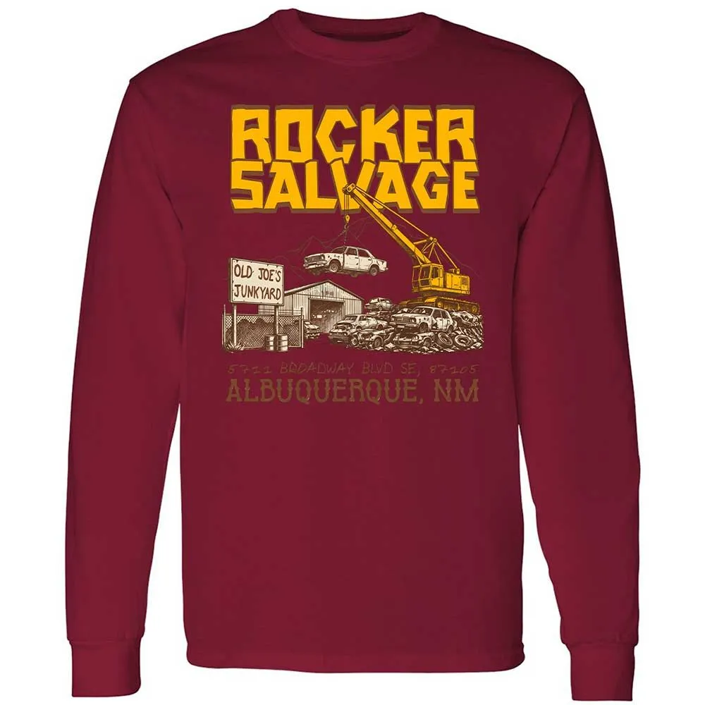 Long Sleeve T-Shirt - 9B49SAX6 - Cardinal Red - 17