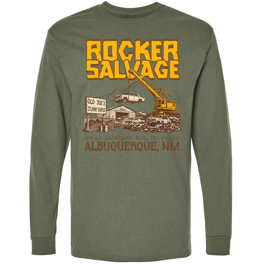 Long Sleeve T-Shirt - 9B49SAX6 - Military Green - 19