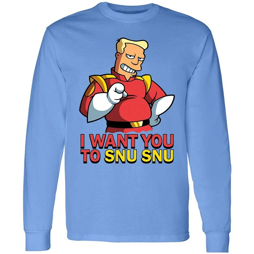 Long Sleeve T-Shirt - B1BT6W6X - Carolina Blue - 5