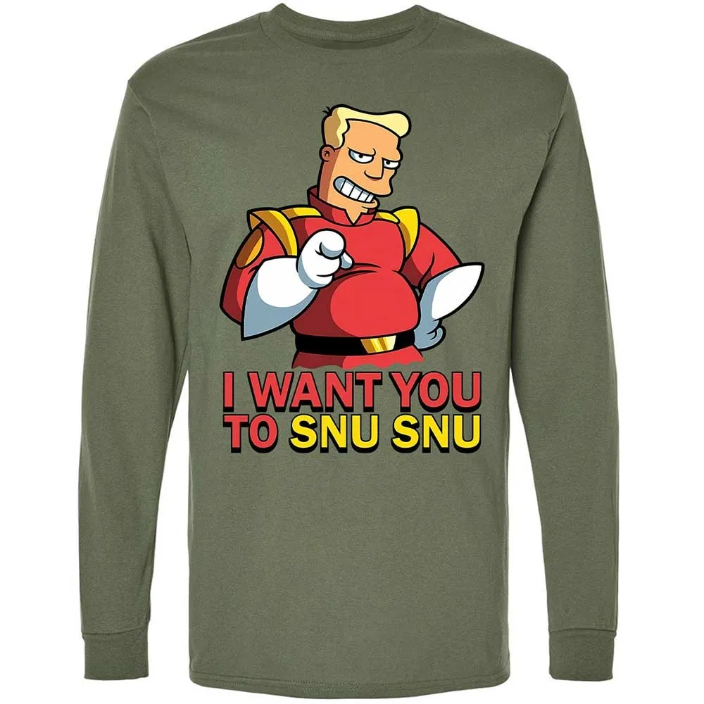 Long Sleeve T-Shirt - B1BT6W6X - Military Green - 19