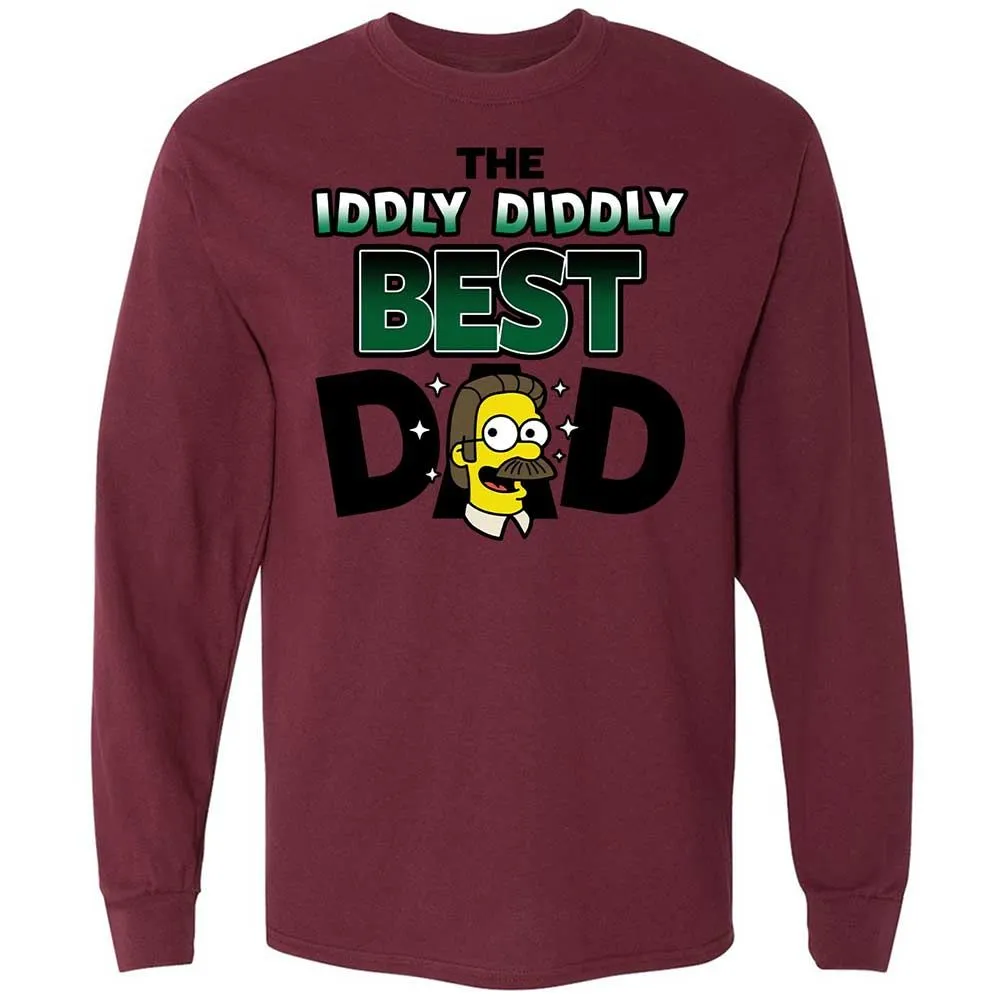 The Iddly diddly best dad - Maroon - 16