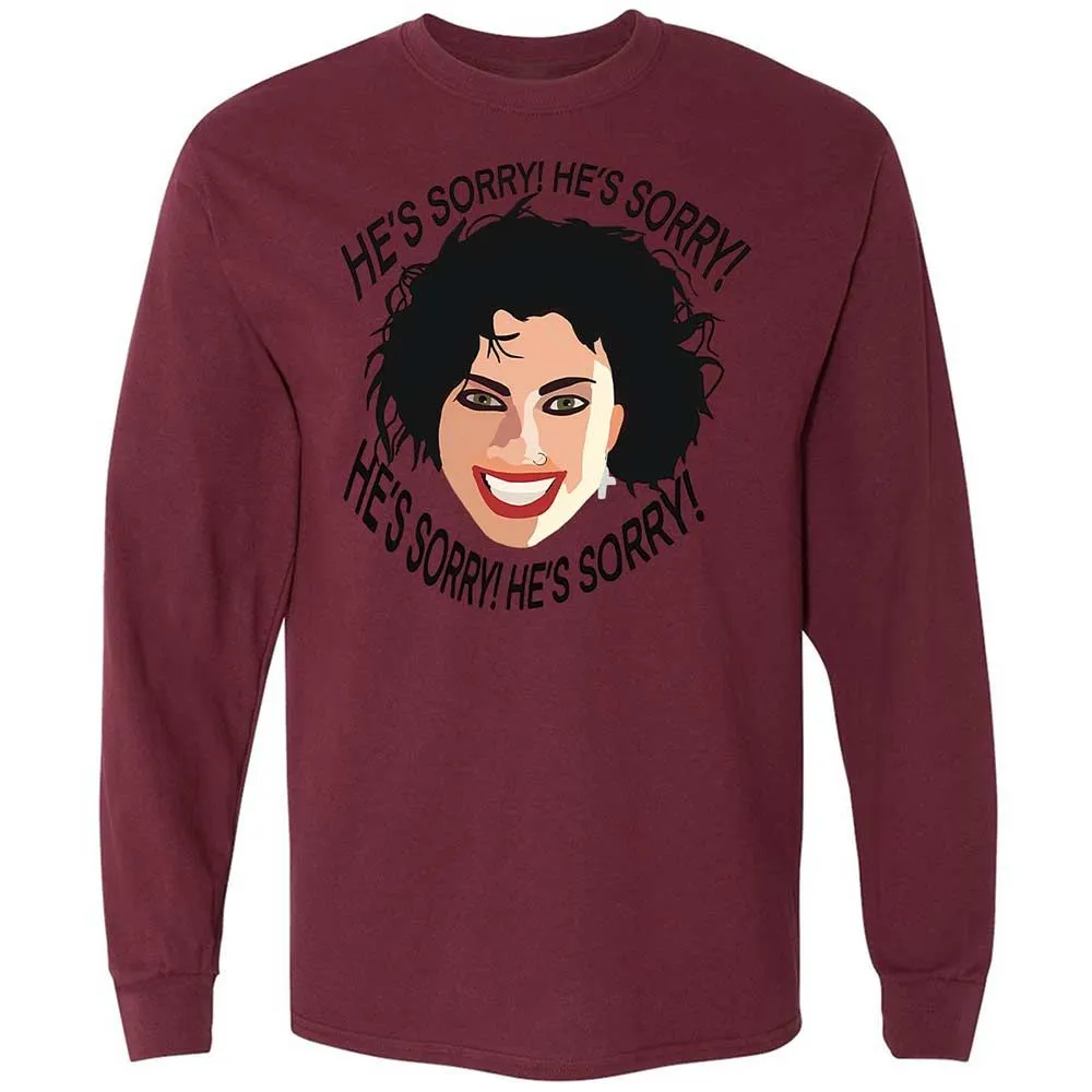 Long Sleeve T-Shirt - MNJNQDBA - Maroon - 16