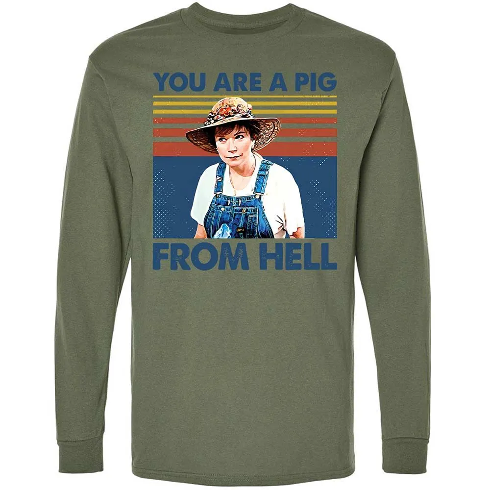 Long Sleeve T-Shirt - 9Z7CXHDD - Military Green - 19