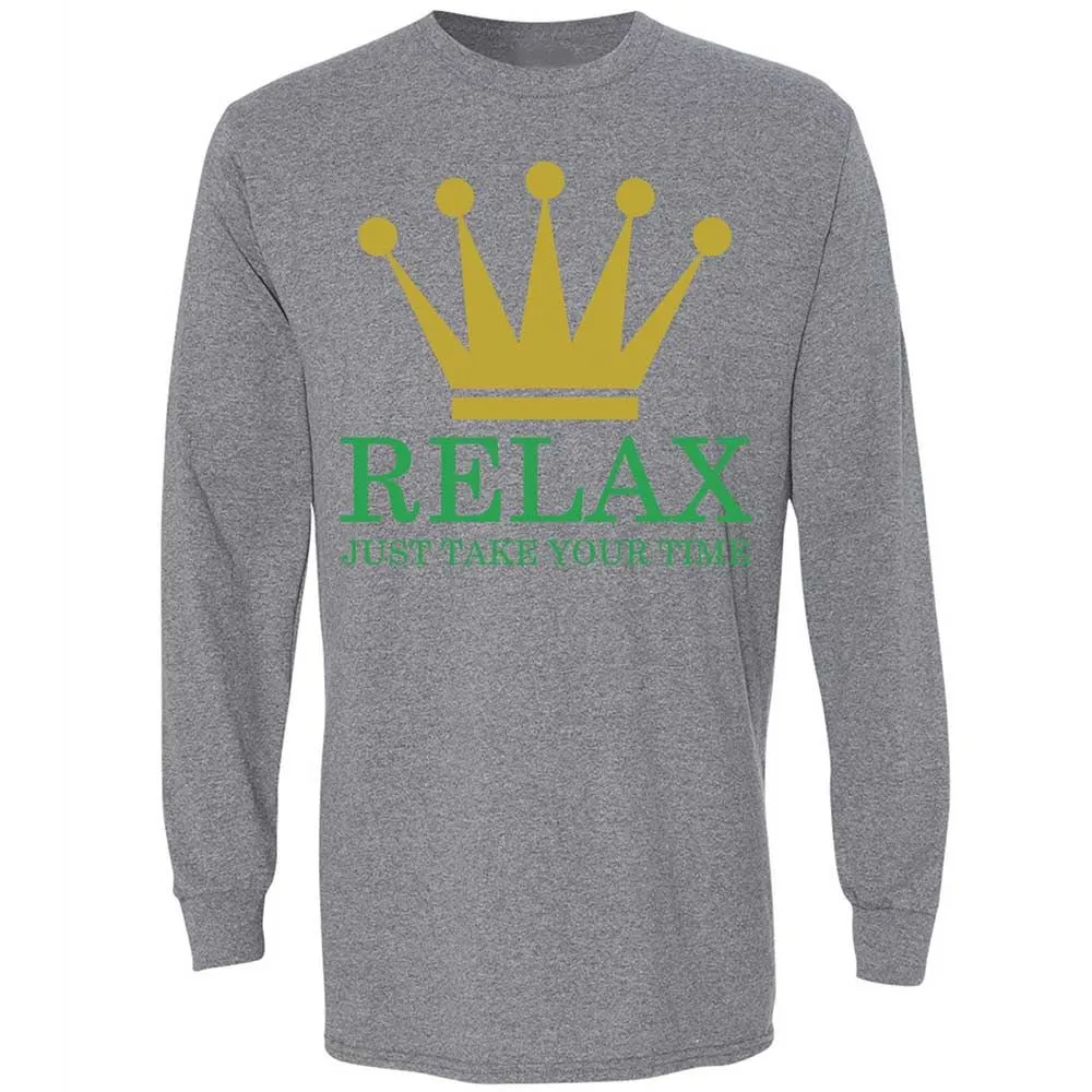 Relax Just Take Your Time - Graphite Heather - 18
