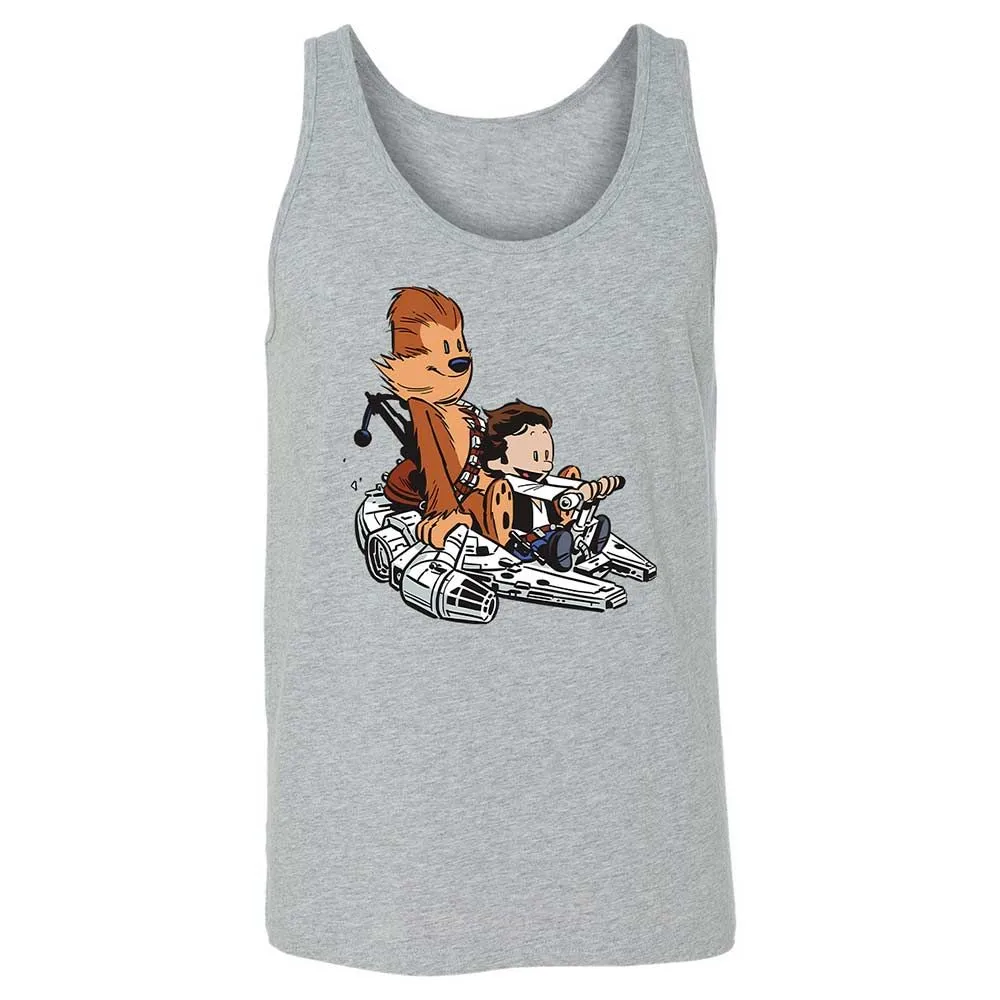 Han and Chewie - Athletic Heather - 2