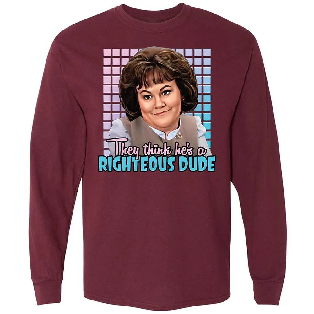 Long Sleeve T-Shirt - 1P2RUT37 - Maroon - 16