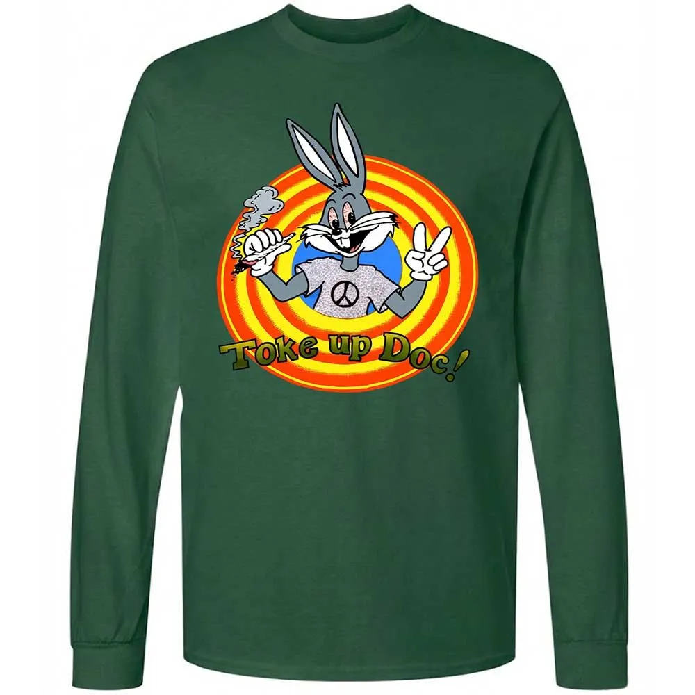 Long Sleeve T-Shirt - ZDB5RBPW - Forest Green - 14