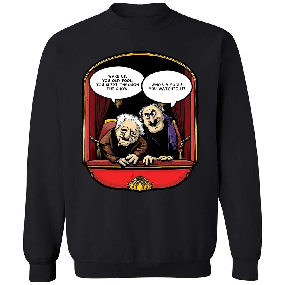 Statler and Waldorf (Wake Up) - Black - 14