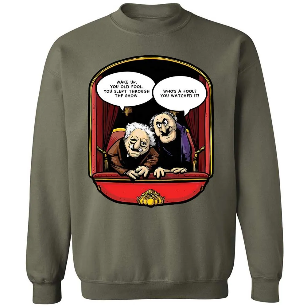 Statler and Waldorf (Wake Up) - Military Green - 21