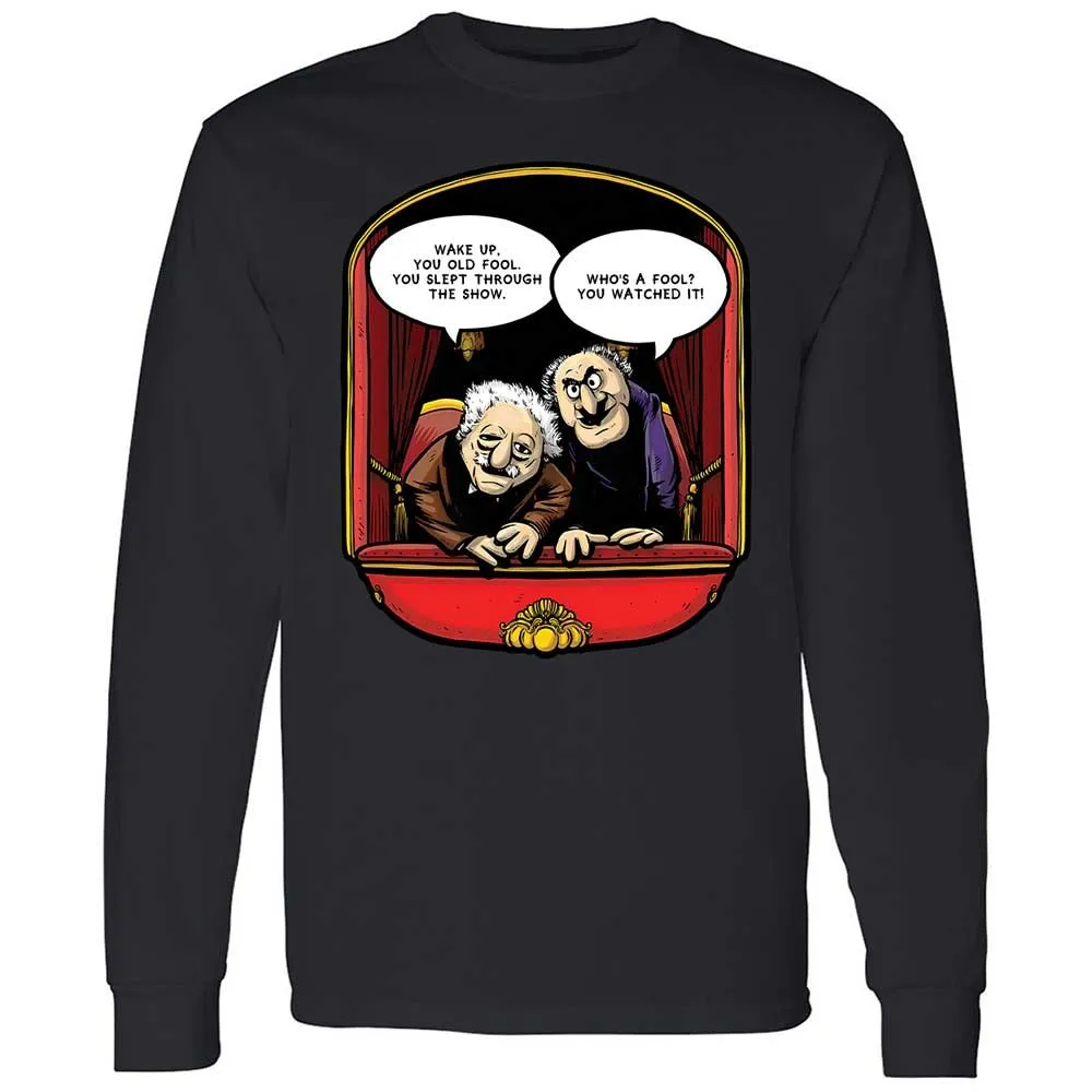 Statler and Waldorf (Wake Up) - Black - 12