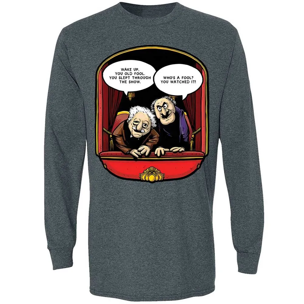 Statler and Waldorf (Wake Up) - Dark Heather - 15