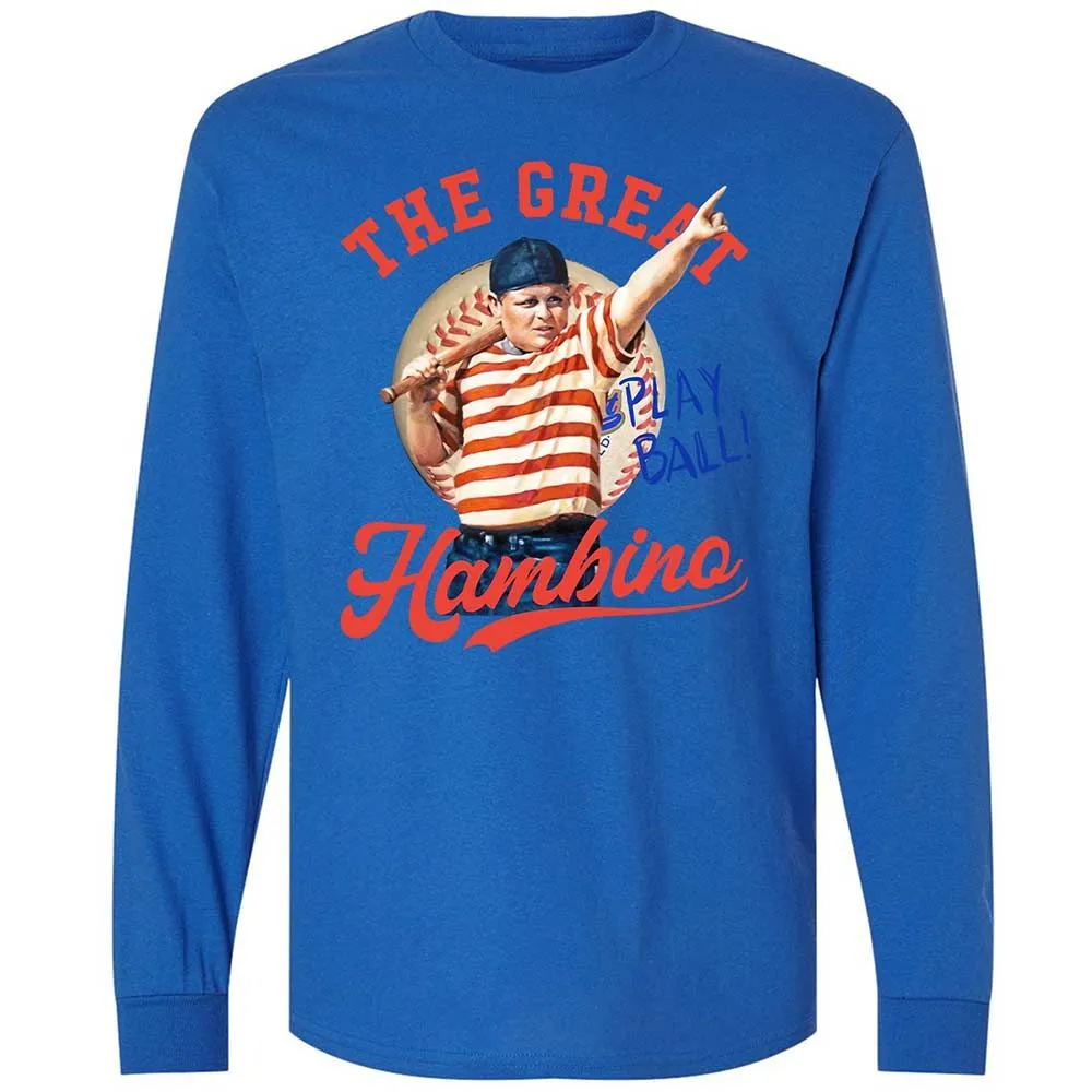 Long Sleeve T-Shirt - D3F4JRMQ - Royal - 7
