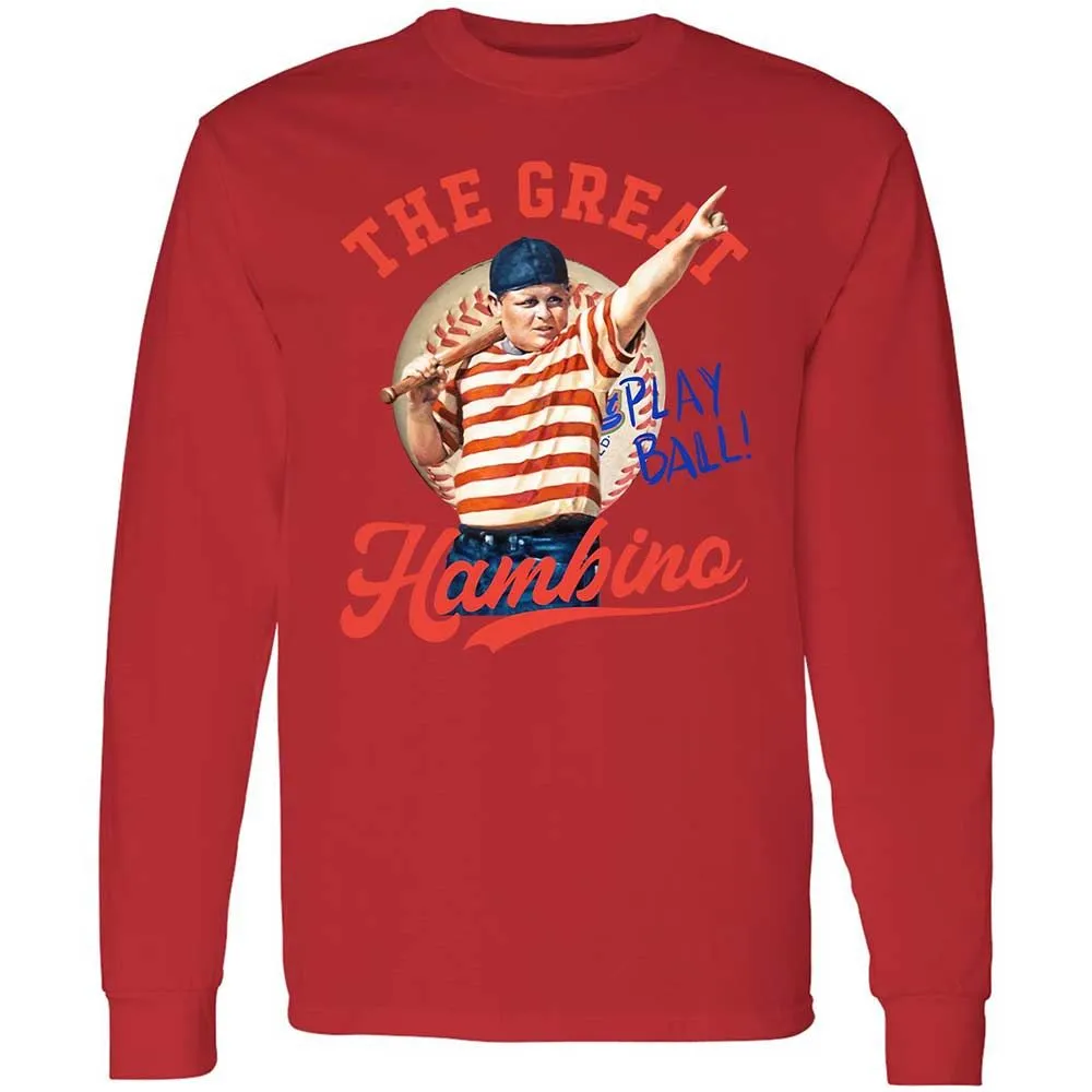 Long Sleeve T-Shirt - D3F4JRMQ - Red - 8