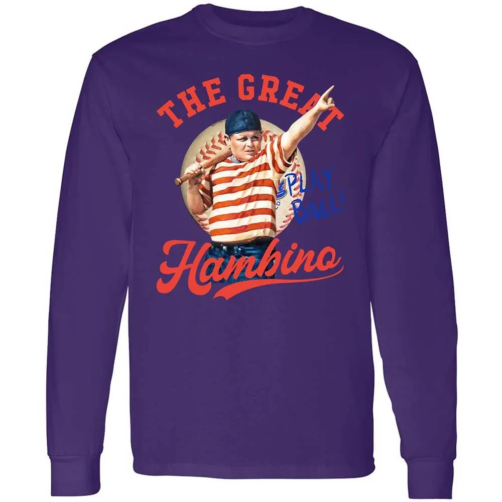 Long Sleeve T-Shirt - D3F4JRMQ - Purple - 9