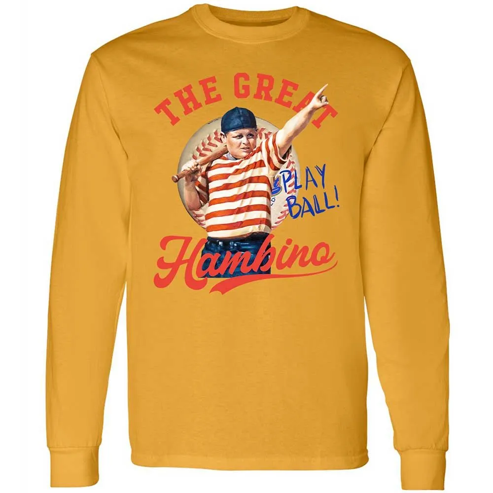 Long Sleeve T-Shirt - D3F4JRMQ - Gold - 10