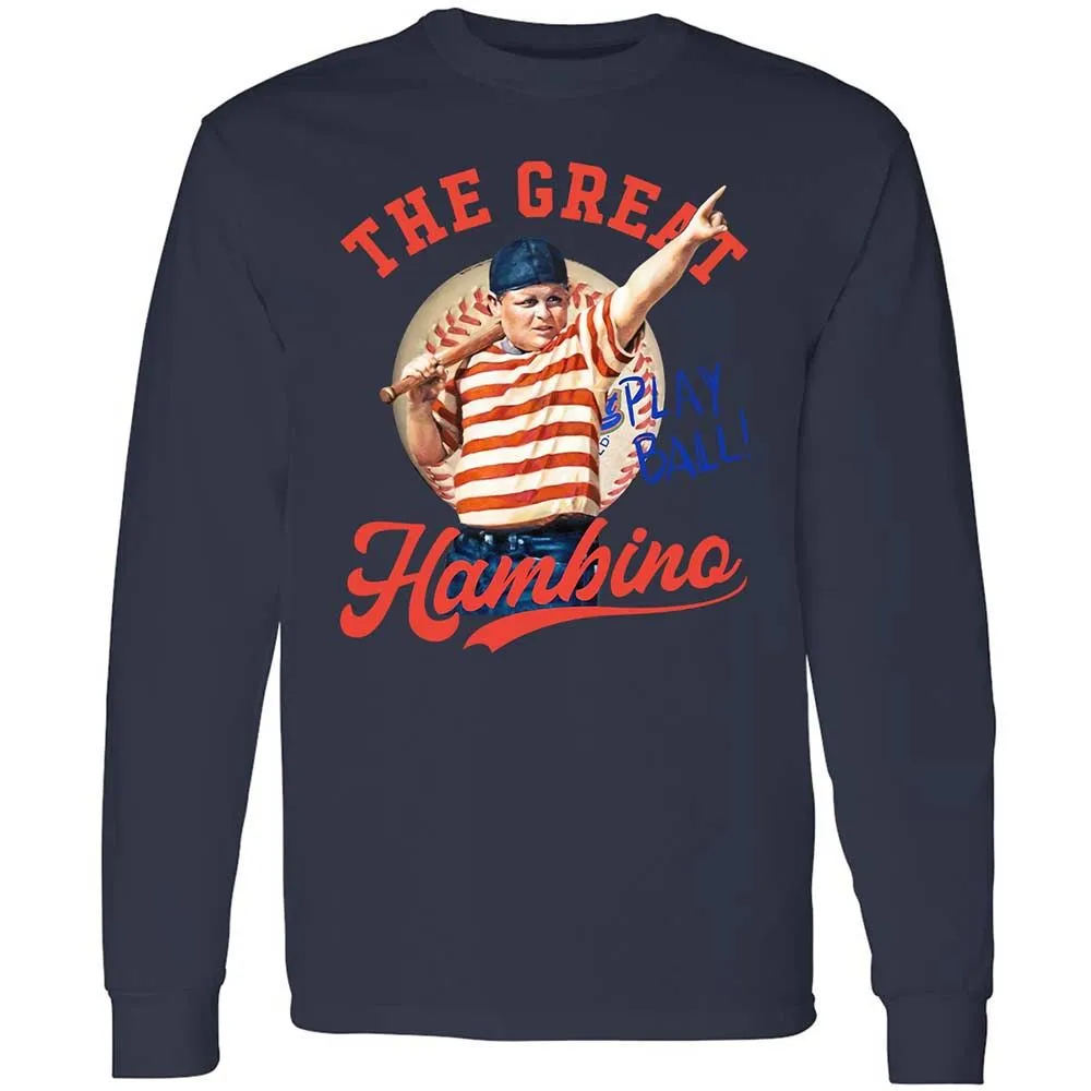 Long Sleeve T-Shirt - D3F4JRMQ - Navy - 13