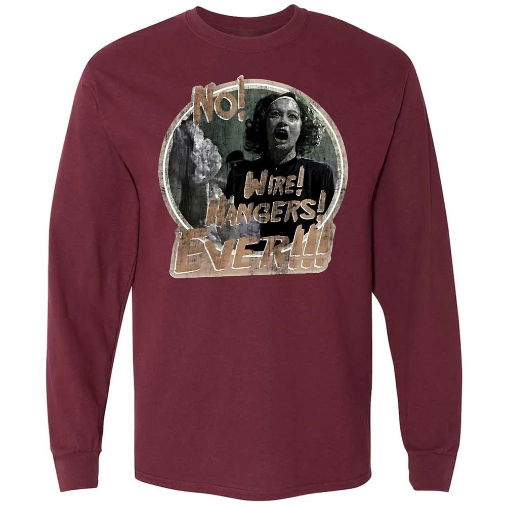 Long Sleeve T-Shirt - N4ZAQFG8 - Maroon - 16