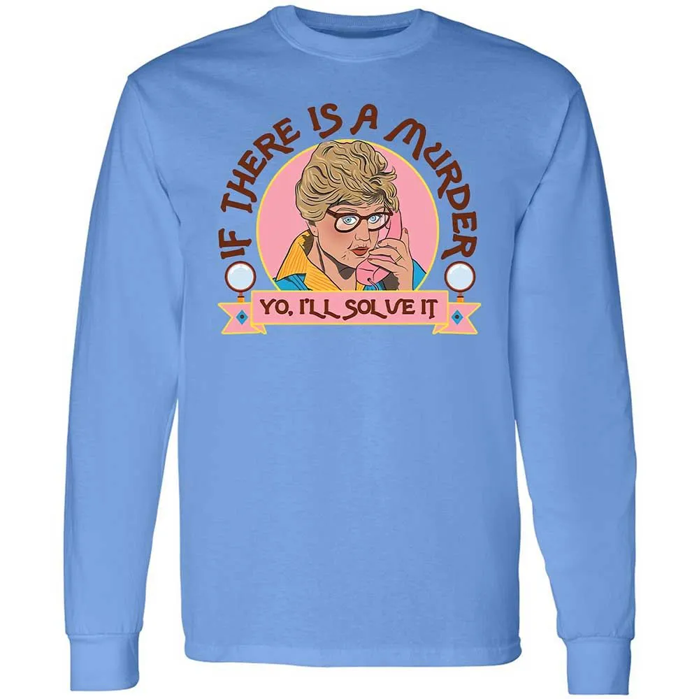 Long Sleeve T-Shirt - GBRQMV87 - Carolina Blue - 5