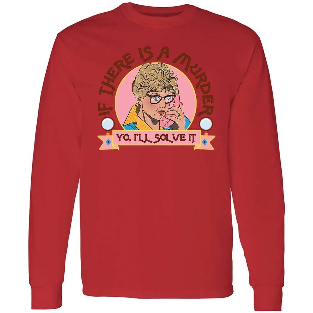 Long Sleeve T-Shirt - GBRQMV87 - Red - 8